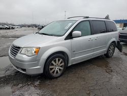 Salvage cars for sale at Woodhaven, MI auction: 2009 Chrysler Town & Country Touring