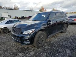 Salvage cars for sale from Copart Portland, OR: 2017 Infiniti QX80 Base