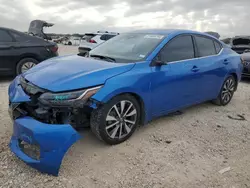 Salvage cars for sale at San Antonio, TX auction: 2020 Nissan Sentra SV