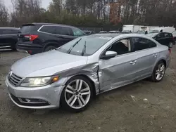 Salvage cars for sale at Waldorf, MD auction: 2013 Volkswagen CC Luxury