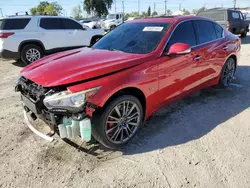 Salvage cars for sale at Los Angeles, CA auction: 2017 Infiniti Q50 RED Sport 400