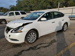 Nissan salvage cars for sale: 2015 Nissan Sentra S