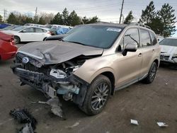 Salvage cars for sale at Denver, CO auction: 2015 Subaru Forester 2.5I Premium