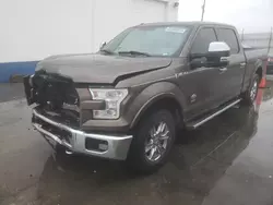 Salvage SUVs for sale at auction: 2015 Ford F150 Supercrew