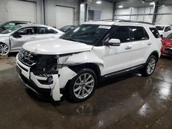 Salvage cars for sale at Ham Lake, MN auction: 2016 Ford Explorer Limited