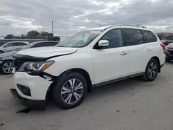 Nissan Pathfinder salvage cars for sale: 2017 Nissan Pathfinder S