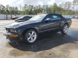 Salvage cars for sale at Harleyville, SC auction: 2007 Ford Mustang GT