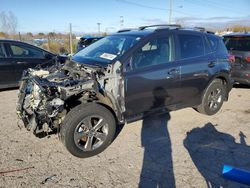 Salvage cars for sale at Indianapolis, IN auction: 2015 Toyota Rav4 XLE