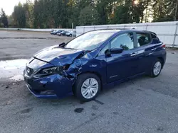 Vehiculos salvage en venta de Copart Arlington, WA: 2019 Nissan Leaf S