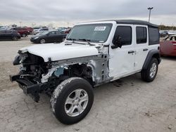 Salvage cars for sale at Indianapolis, IN auction: 2020 Jeep Wrangler Unlimited Sport