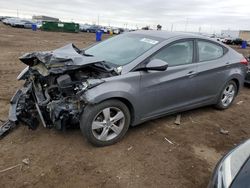 Salvage cars for sale at Brighton, CO auction: 2013 Hyundai Elantra GLS