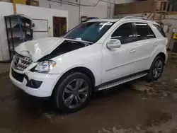 Mercedes-Benz salvage cars for sale: 2009 Mercedes-Benz ML 350