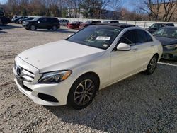 Salvage cars for sale at North Billerica, MA auction: 2015 Mercedes-Benz C 300 4matic