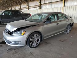 Salvage cars for sale from Copart Phoenix, AZ: 2014 Volkswagen Passat SE