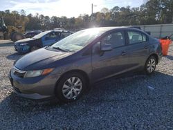 Salvage cars for sale at Ellenwood, GA auction: 2012 Honda Civic LX