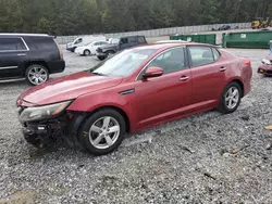 Vehiculos salvage en venta de Copart Gainesville, GA: 2015 KIA Optima LX