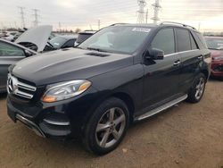 Mercedes-Benz salvage cars for sale: 2017 Mercedes-Benz GLE 350 4matic