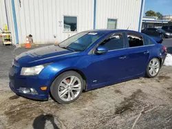 Chevrolet salvage cars for sale: 2012 Chevrolet Cruze LTZ