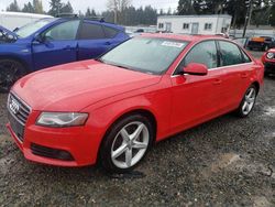 Audi salvage cars for sale: 2012 Audi A4 Premium