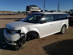 Salvage cars for sale at Colorado Springs, CO auction: 2014 Ford Flex SEL