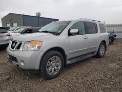 Salvage cars for sale at Magna, UT auction: 2015 Nissan Armada Platinum