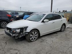 Salvage cars for sale at Dyer, IN auction: 2010 Honda Accord EXL