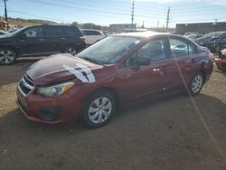 Salvage cars for sale at Colorado Springs, CO auction: 2012 Subaru Impreza