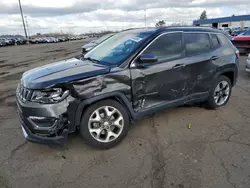 Jeep salvage cars for sale: 2018 Jeep Compass Limited