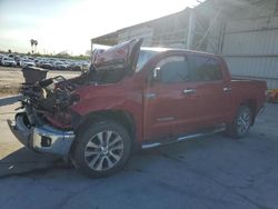 Salvage cars for sale at Corpus Christi, TX auction: 2017 Toyota Tundra Crewmax Limited