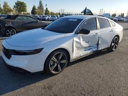 Salvage cars for sale at Rancho Cucamonga, CA auction: 2023 Honda Accord Hybrid Sport