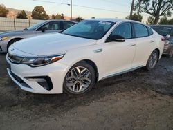 Salvage cars for sale at San Martin, CA auction: 2020 KIA Optima Hybrid EX