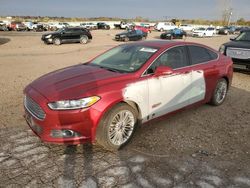 Salvage cars for sale at Kansas City, KS auction: 2014 Ford Fusion SE Hybrid