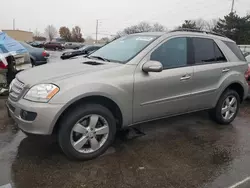 Salvage cars for sale at Moraine, OH auction: 2006 Mercedes-Benz ML 500