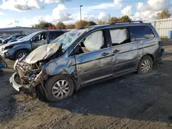 Salvage cars for sale at Sacramento, CA auction: 2009 Honda Odyssey EXL