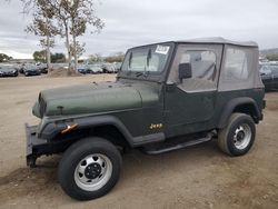 Salvage cars for sale at San Martin, CA auction: 1995 Jeep Wrangler / YJ S