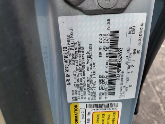 2014 Ford Fusion SE Phev