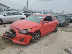 Salvage cars for sale at Pekin, IL auction: 2020 Hyundai Veloster Base