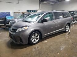 Salvage cars for sale from Copart Elgin, IL: 2018 Toyota Sienna LE