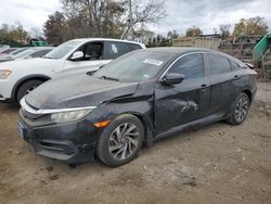 Salvage cars for sale at Baltimore, MD auction: 2016 Honda Civic EX