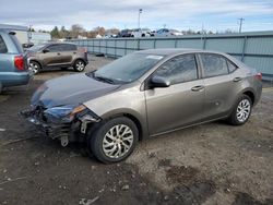 Salvage cars for sale at Pennsburg, PA auction: 2017 Toyota Corolla L