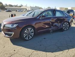 Lincoln salvage cars for sale: 2018 Lincoln MKZ Hybrid Reserve