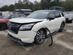 Nissan salvage cars for sale: 2024 Nissan Pathfinder Platinum