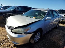 Salvage cars for sale at Chatham, VA auction: 2004 Toyota Camry LE