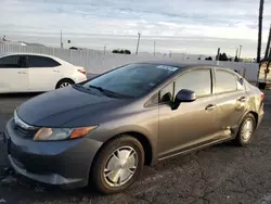 2012 Honda Civic HF en venta en Van Nuys, CA