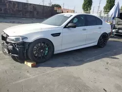 BMW Vehiculos salvage en venta: 2014 BMW M5