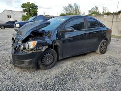 Salvage cars for sale at auction: 2016 Chevrolet Sonic LT