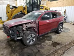 Salvage cars for sale at Anchorage, AK auction: 2017 Jeep Cherokee Trailhawk