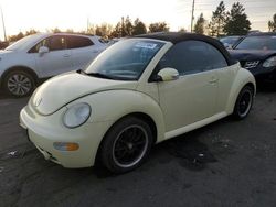 Salvage cars for sale at Denver, CO auction: 2005 Volkswagen New Beetle GLS