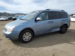 Salvage cars for sale at San Martin, CA auction: 2012 KIA Sedona LX