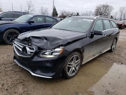 Vehiculos salvage en venta de Copart Lansing, MI: 2014 Mercedes-Benz E 350 4matic Wagon